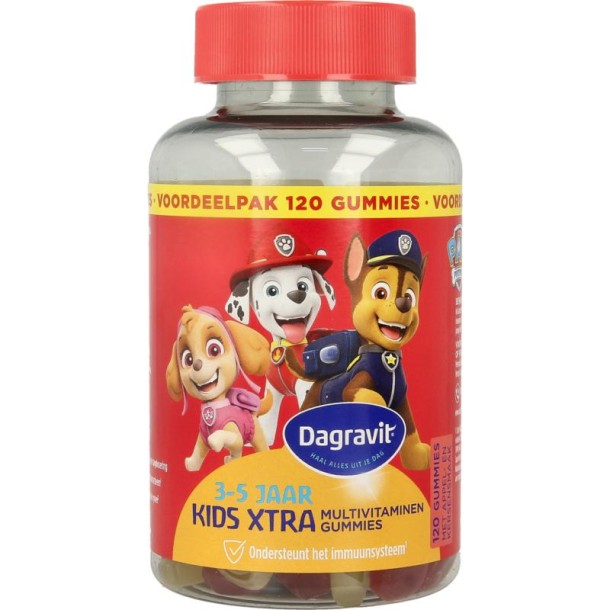 Dagravit Kids-xtra 3-5 jaar 120 Gummies