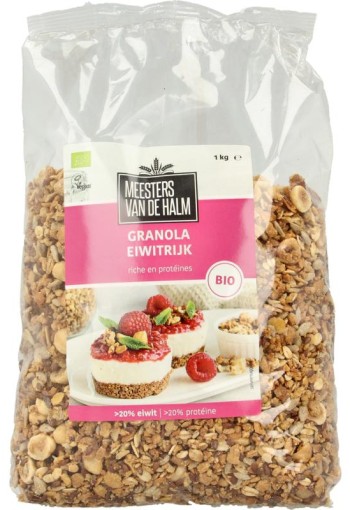 De Halm Granola eiwitrijk bio (1 Kilogram)