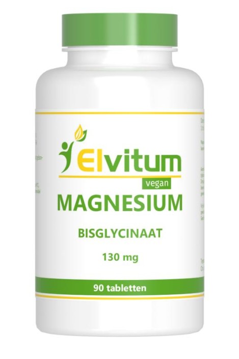 Elvitaal/elvitum Magnesium (bisglycinaat) 130mg (90 Tabletten)