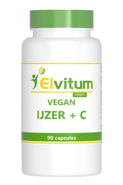 Elvitaal/elvitum IJzer met vitamine C vegan (90 Capsules)