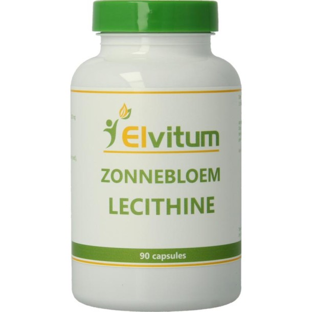 Elvitum Zonnebloem lecithine (90 Capsules)