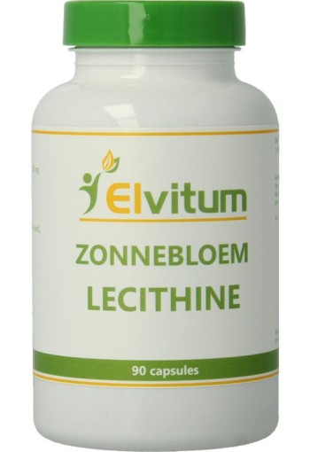 Elvitaal/elvitum Zonnebloem lecithine (90 Capsules)