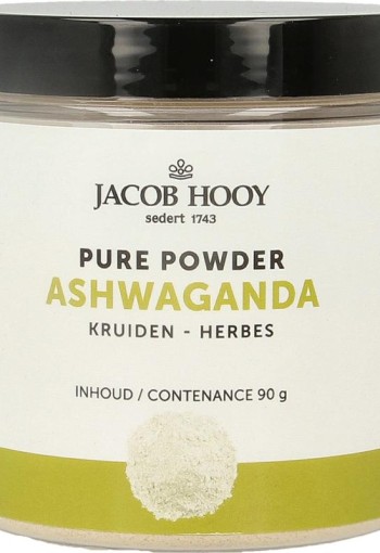 Jacob Hooy Pure powder ashwaganda (90 Gram)