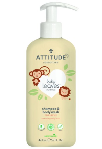 Attitude Shampoo 2 in 1 baby leaves pear nectar (473 Milliliter)