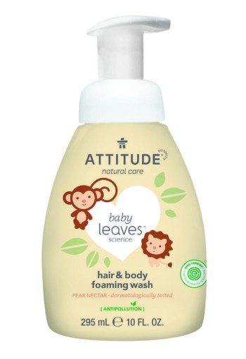 Attitude Hair & bodywash 2 in 1 baby leaves perennectar (295 Milliliter)