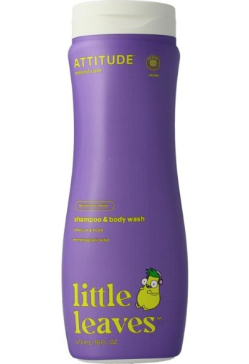 Attitude Shampoo 2 in 1 little leaves vanille peer (473 Milliliter)