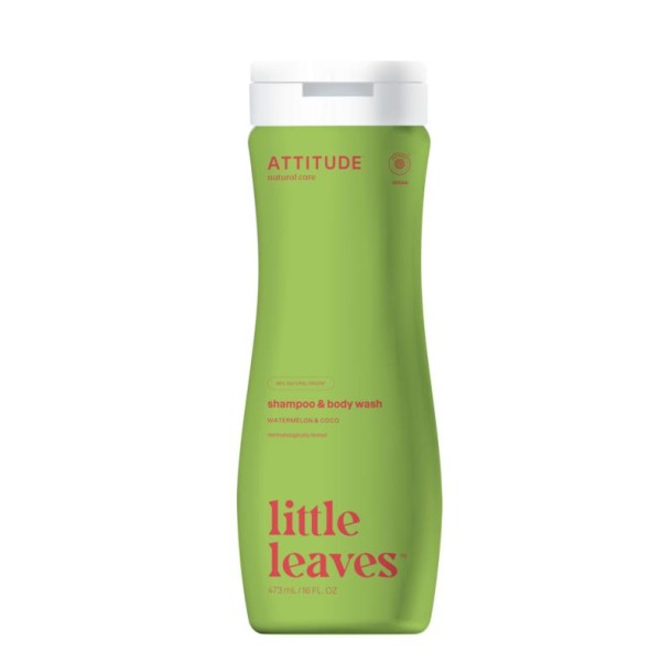 Attitude Shampoo 2 in 1 little leaves meloen (473 Milliliter)