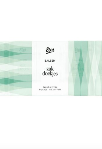 Etos Balsam Zakdoekjes 15 stuks