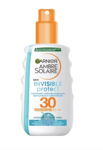 GARNIER AMBRE SOLAIRE ZONNEBRAND CLEAR SPRAY FACTOR(SPF)30