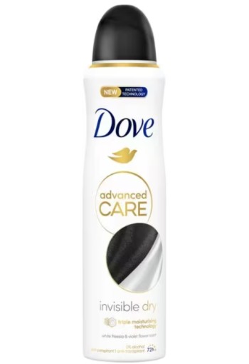 Dove Deodorant Spray Invisible Dry 150ml