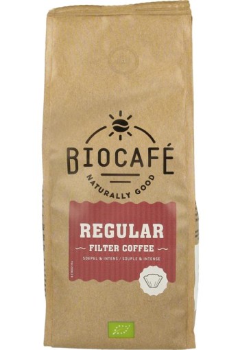 Biocafe Filterkoffie regular bio (250 Gram)