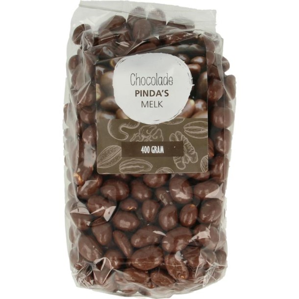 Mijnnatuurwinkel Chocolade pinda melk (400 Gram)