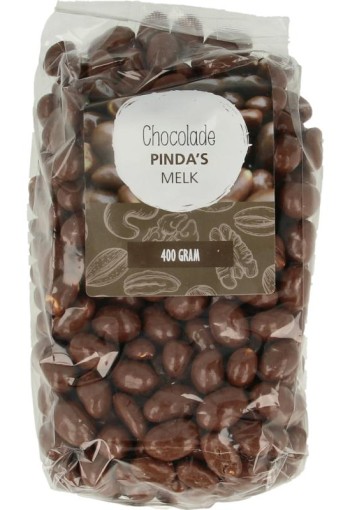 Mijnnatuurwinkel Chocolade pinda melk (400 Gram)