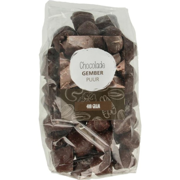 Mijnnatuurwinkel Chocolade gember puur (400 Gram)
