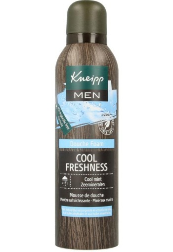 Kneipp Men douche foam cool freshness cool mint zeeminera 200 Milliliter