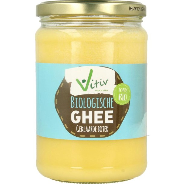 Vitiv Ghee geklaarde boter bio (500 Gram)