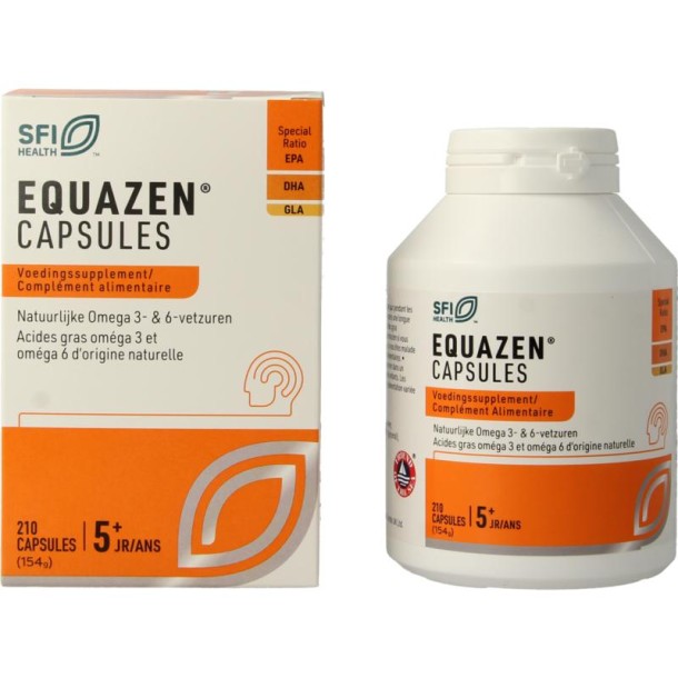 Equazen Eye q capsules omega 3- & 6-vetzuren (210 Softgels)