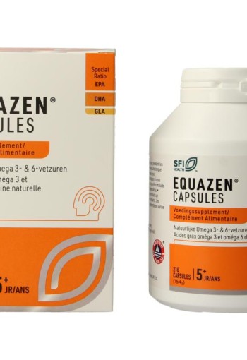 Equazen Eye q capsules omega 3- & 6-vetzuren (210 Softgels)