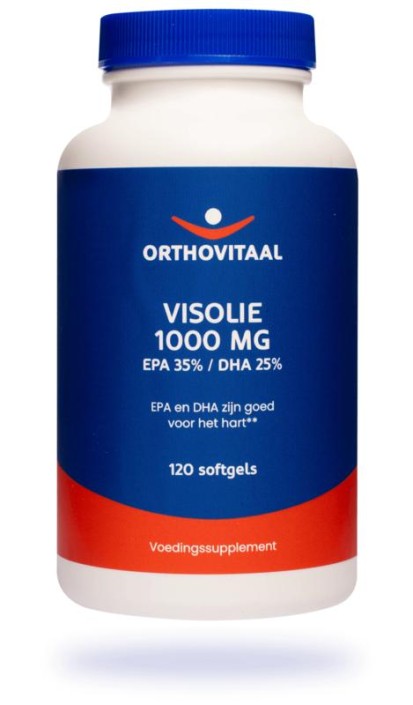 Orthovitaal Visolie 1000mg EPA 35%/DHA 25% (120 Softgels)