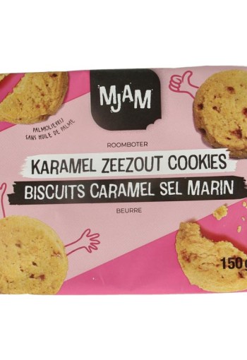 Mjam Cookies karamel zeezout bio (150 Gram)