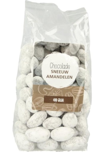 Mijnnatuurwinkel Chocolade sneeuw amandelen (400 Gram)