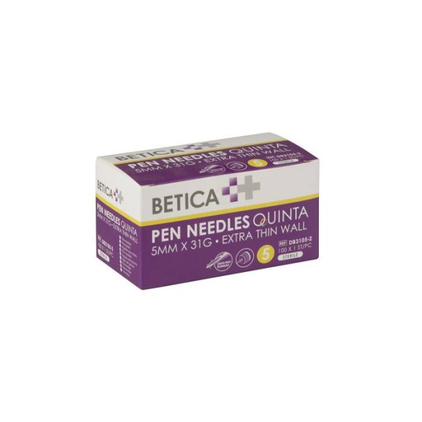Betica Pen needle 5mm x 31gram (100 Stuks)