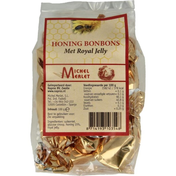 Michel Merlet Honing bonbons royal jelly (100 Gram)