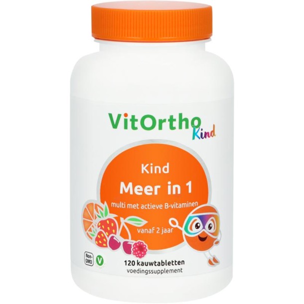 Vitortho Meer in 1 kind (120 Kauwtabletten)