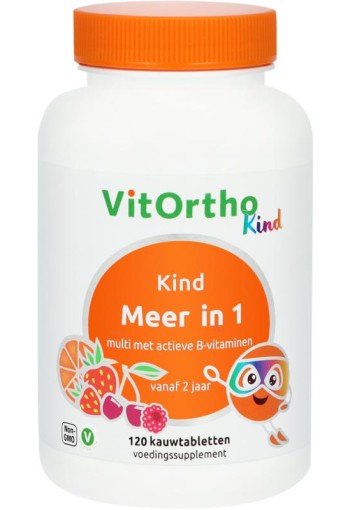 Vitortho Meer in 1 kind (120 Kauwtabletten)