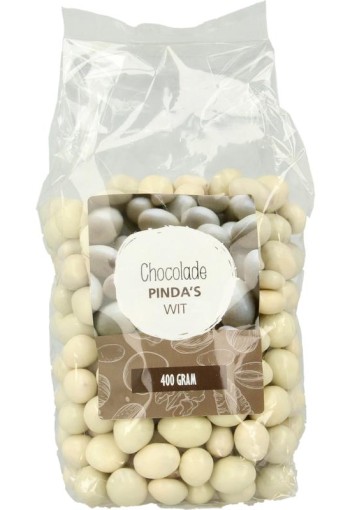 Mijnnatuurwinkel Chocolade pinda wit (400 Gram)