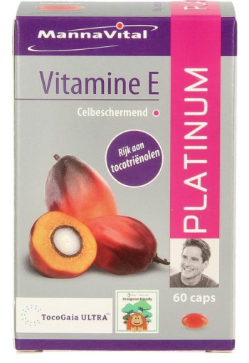 Mannavital Vitamine E platinum (60 Capsules)