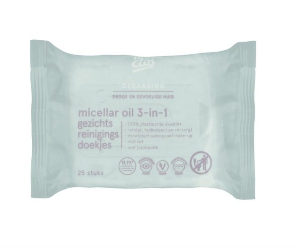 Etos Micellar Oil Cleansing Wipes 25 stuks