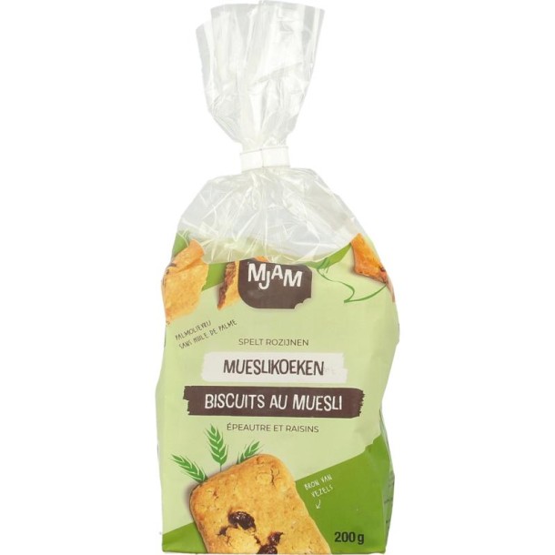 Mjam Mueslikoek spelt bio (200 Gram)