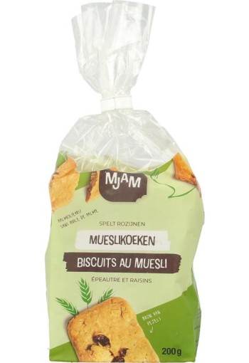 Mjam Mueslikoek spelt bio (200 Gram)
