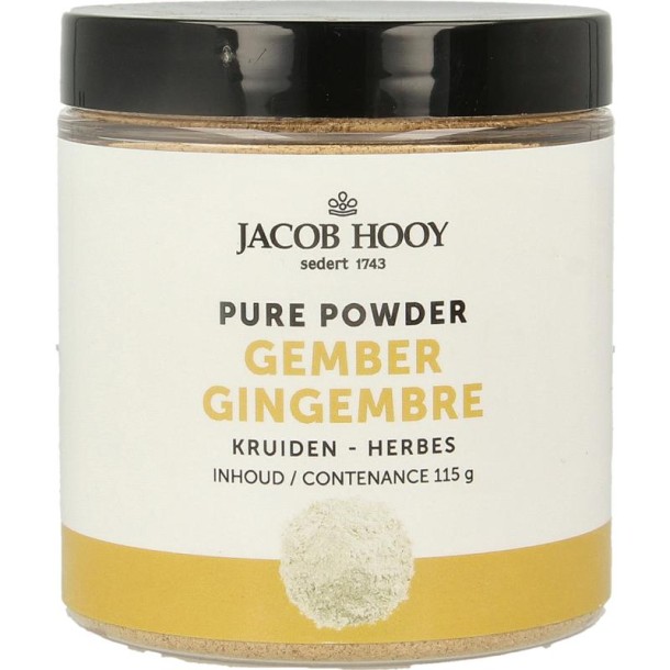 Jacob Hooy Pure powder gember (115 Gram)