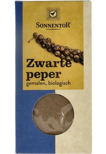 Sonnentor Peper zwart gemalen bio (50 Gram)