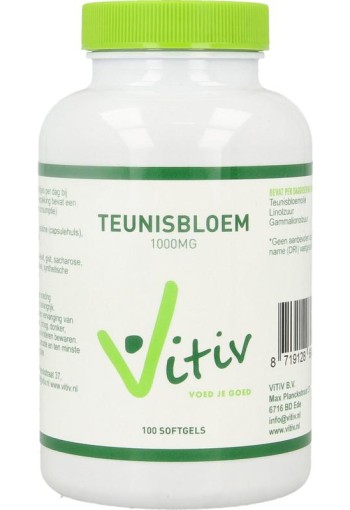 Vitiv Teunisbloemolie 1000mg (100 Softgels)