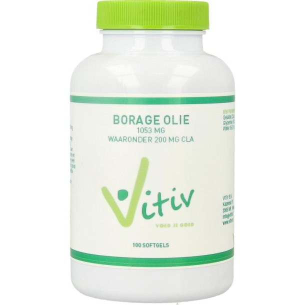 Vitiv Borage olie (100 Softgels)