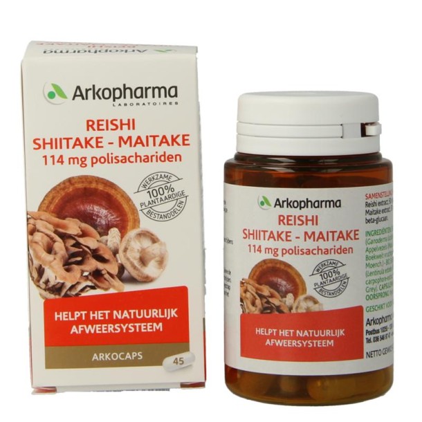 Arkocaps Reishi shiitake maitake bio (45 Capsules)