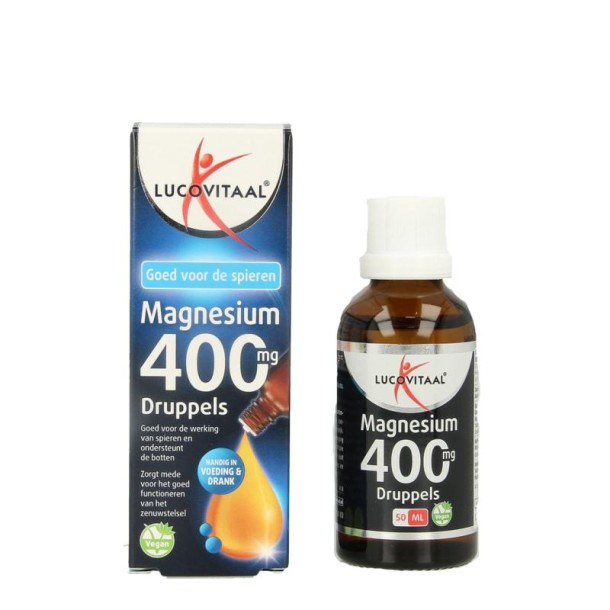 Lucovitaal Magnesium 400MG druppels (50 Milliliter)
