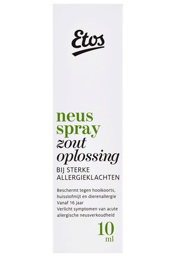 Etos Anti-allergie Neusspray Zoutoplossing 10 ml