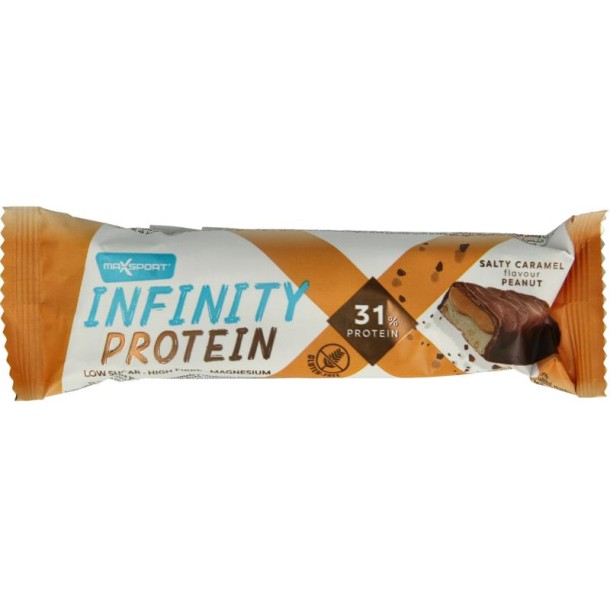 Maxsport Protein infinity reep salty caramel-peanut (55 Gram)
