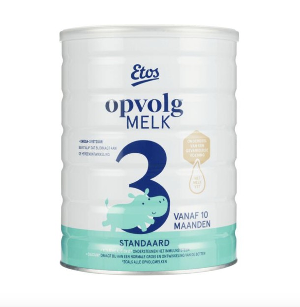 Etos Op­volg­melk stan­daard 3  800 g  2 stuks voor € 15,00