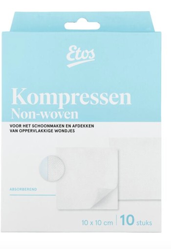 Etos Gaas­kom­pres 10 x 10 cm 10 stuks