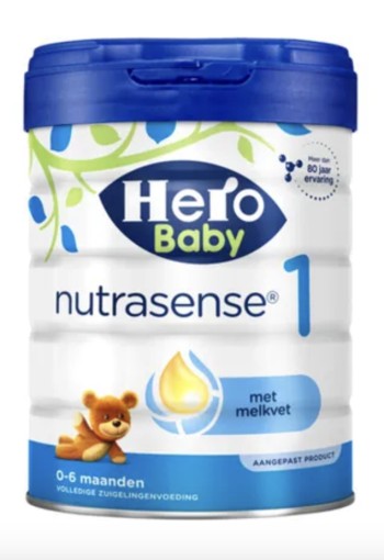 Hero 1 nutrasense 0-6 Mnd 800g met melkvet