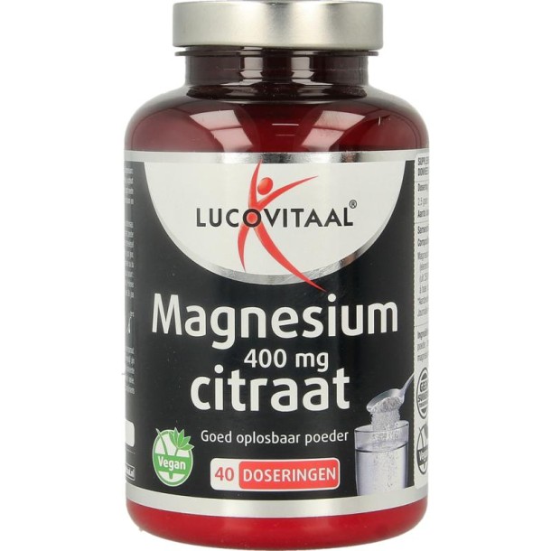 Lucovitaal Magnesium citraat 400mg poeder (100 Gram)