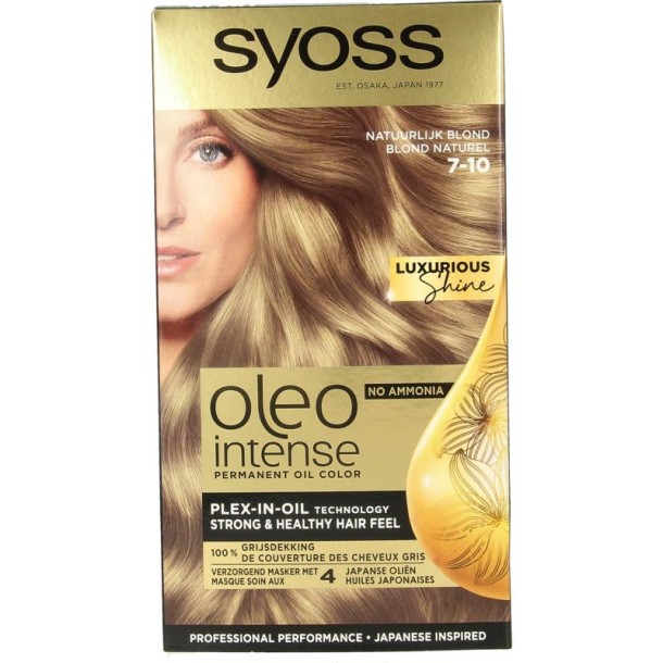 Syoss Color Oleo Intense 7-10 natuurlijk blond haarverf 1 Set
