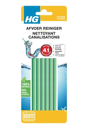 HG Afvoerreiniger (6 Stuks)