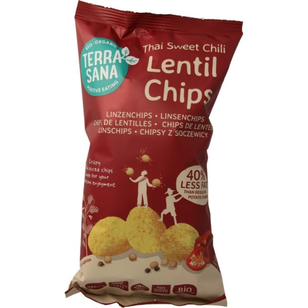 Terrasana Linzenchips Thai sweet chili bio (75 Gram)