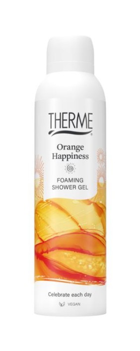 Therme Orange happiness foaming shower gel (200 Milliliter)